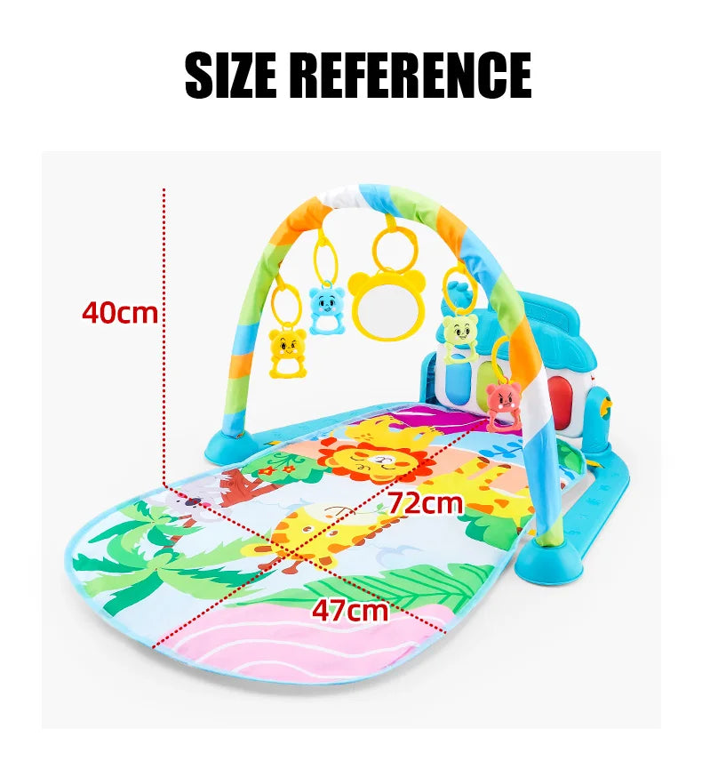 Baby Activity Play Gym & Musical Fitness Mat