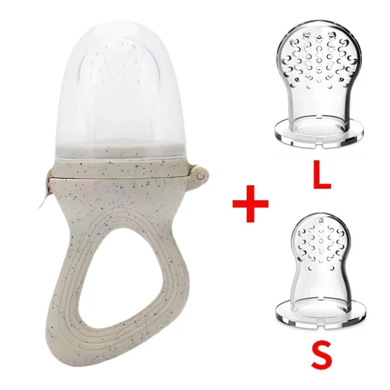 Silicone Fruit Feeder & Mini Freezer Tray Set