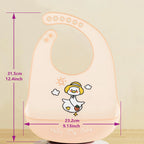 Cute Cartoon Animal Silicone Baby Bib