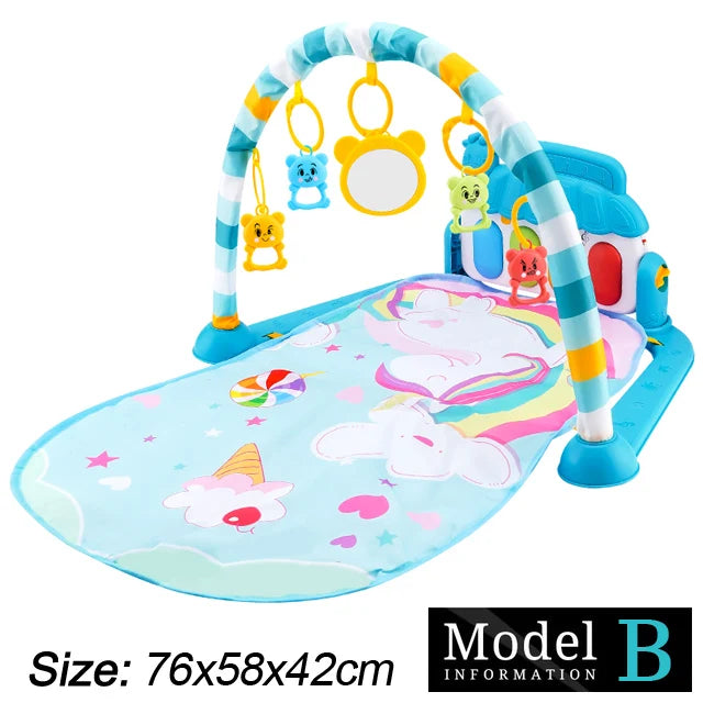 Baby Activity Play Gym & Musical Fitness Mat