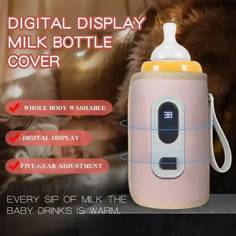 Portable USB Baby Bottle Warmer Sleeve
