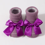 Bow Accent Baby Ankle Socks