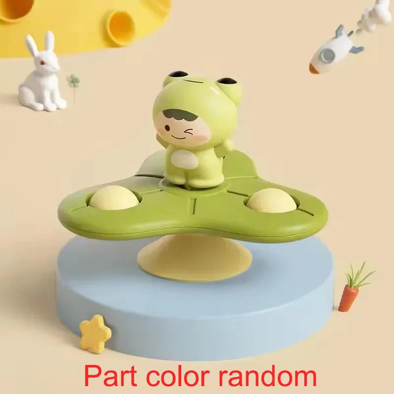 Cartoon Airplane Spinner Bath Toy - Table Stick