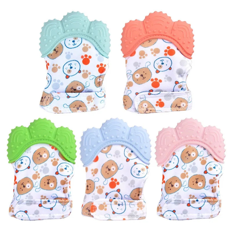Baby Teething Mitten & Chew Glove