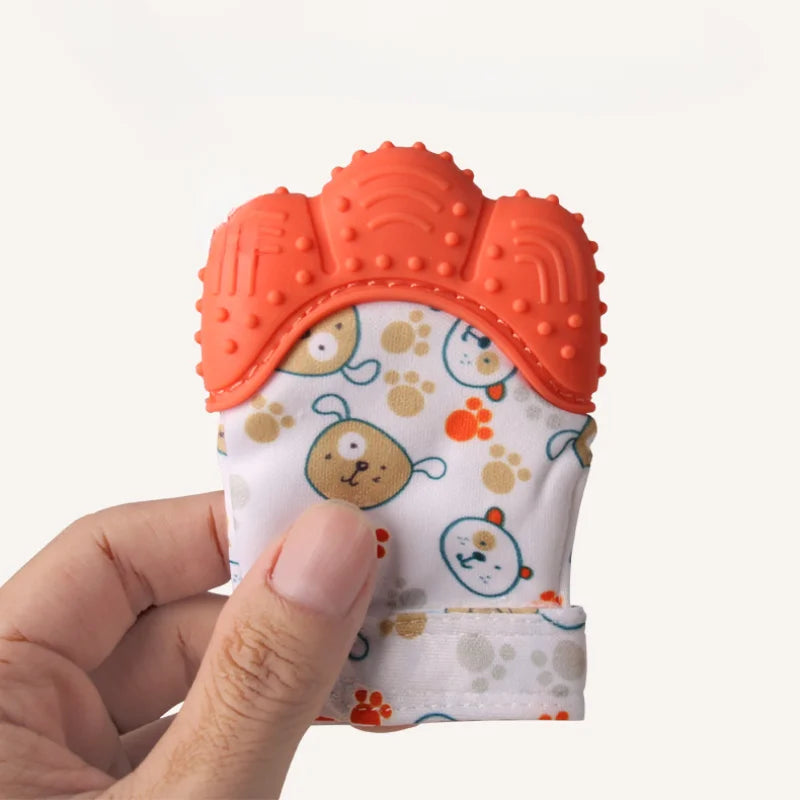 Baby Teething Mitten & Chew Glove