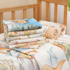 Cartoon Hooded Baby Bath Towel & Swaddle Blanket