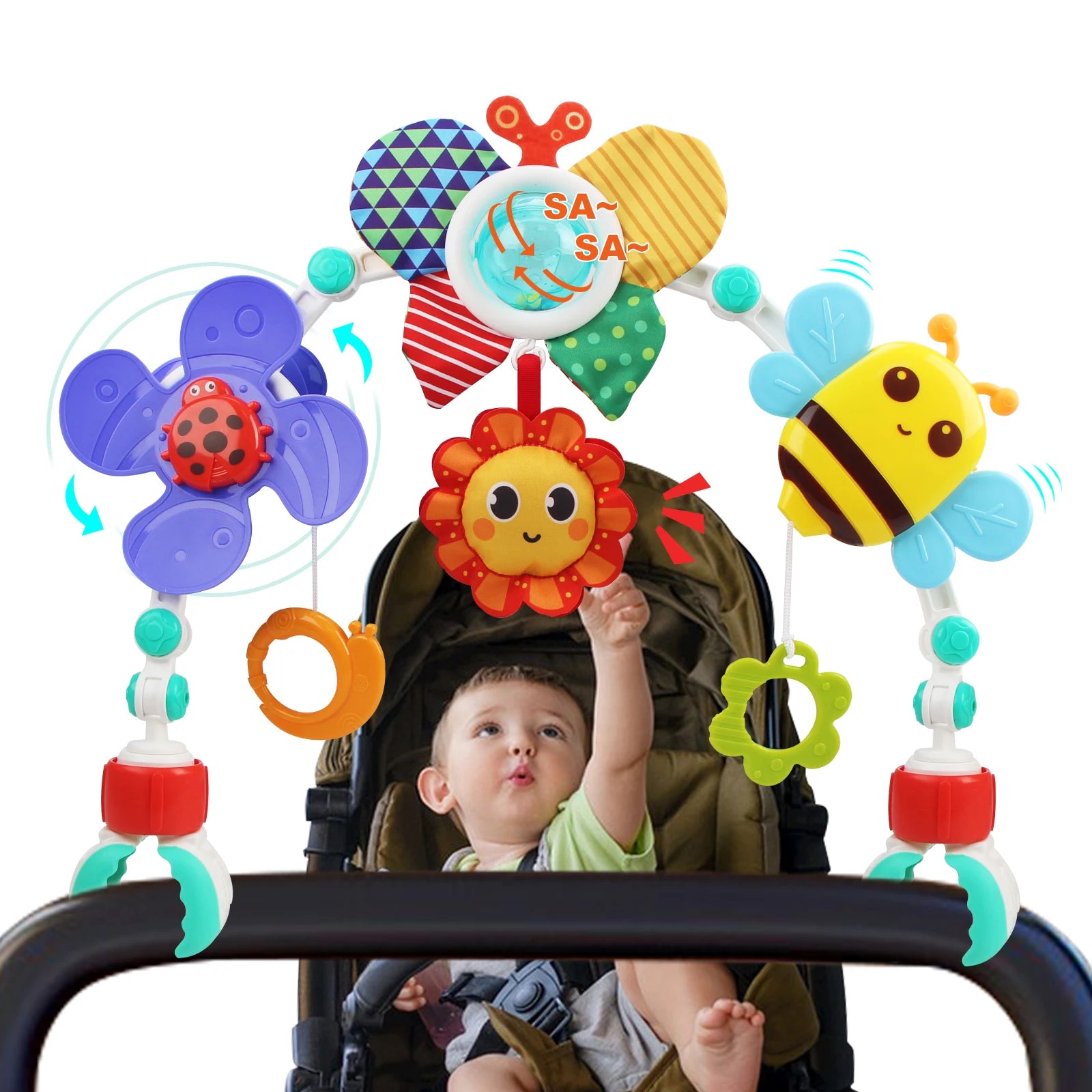 Baby Stroller Activity Arch Toy