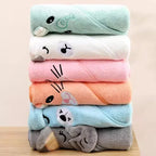 Hooded Baby Bath Towel & Swaddle Blanket