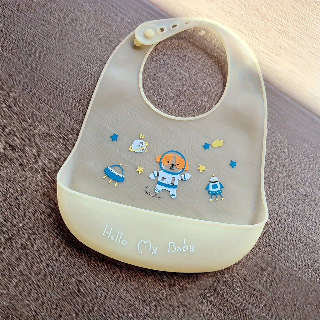 Cute Cartoon Animal Silicone Baby Bib