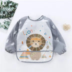 Baby Long Sleeve Waterproof Feeding Bib Apron