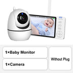 5-Inch Video Baby Monitor with PTZ Camera