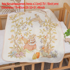 Cartoon Hooded Baby Bath Towel & Swaddle Blanket