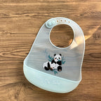 Cute Cartoon Animal Silicone Baby Bib