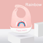 Cute Waterproof Silicone Baby Bib