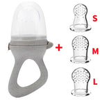 Silicone Fruit Feeder & Mini Freezer Tray Set