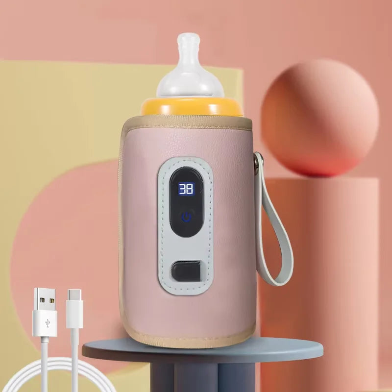 Portable USB Baby Bottle Warmer Sleeve