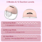 Hands-Free Wearable Electric Breast Pump