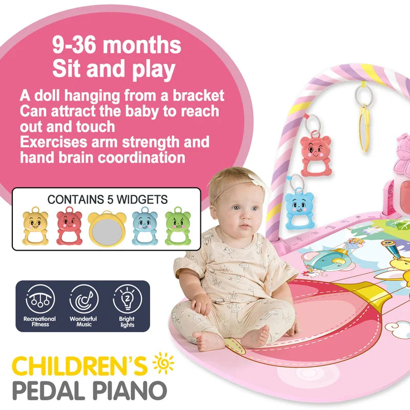 Baby Activity Play Gym & Musical Fitness Mat