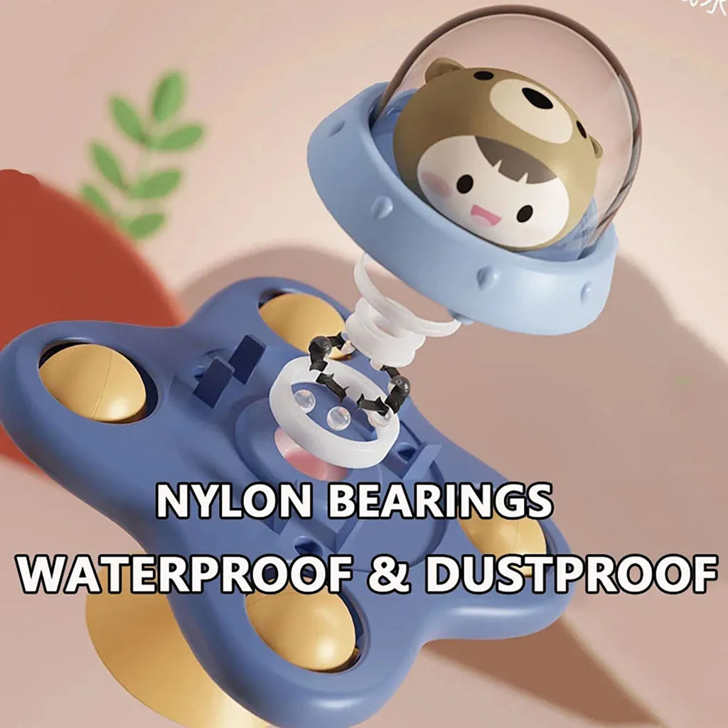 Cartoon Airplane Spinner Bath Toy - Table Stick