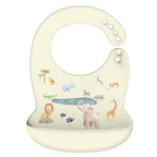 Cute Waterproof Silicone Baby Bib
