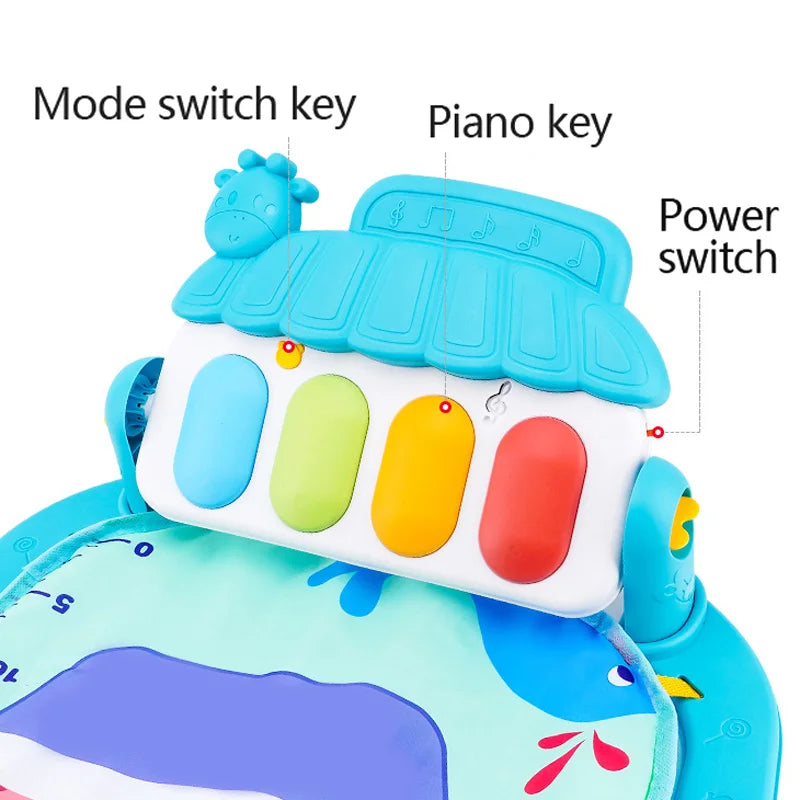 Baby Activity Play Gym & Musical Fitness Mat