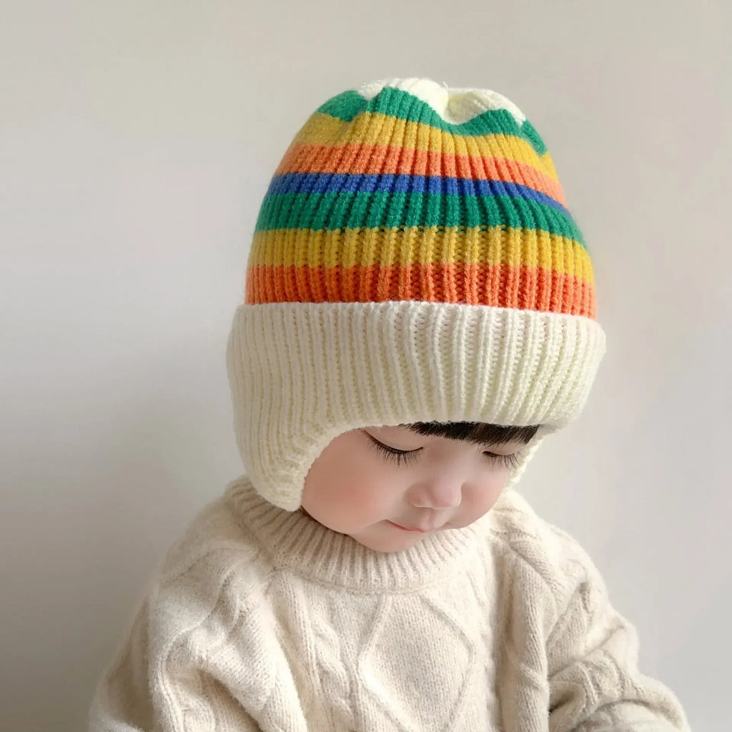Bear Ear Knit Baby Winter Hat