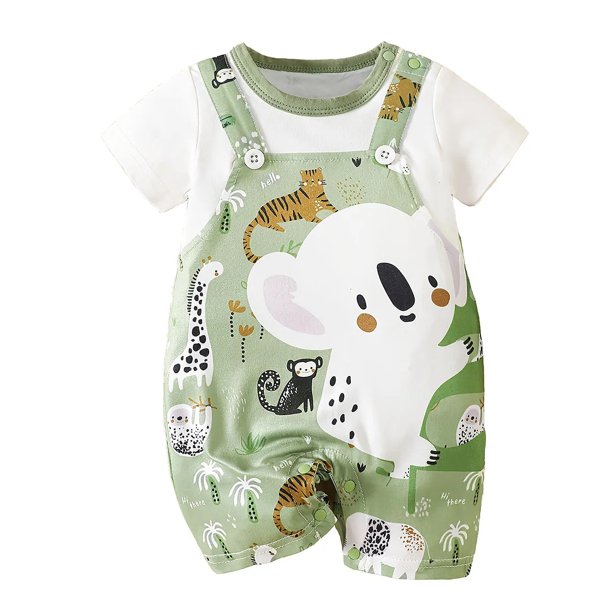 Koala Print Baby Romper