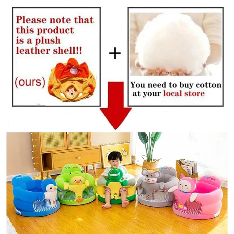 Plush Baby Support Sofa Seat Cover