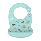 Cute Waterproof Silicone Baby Bib
