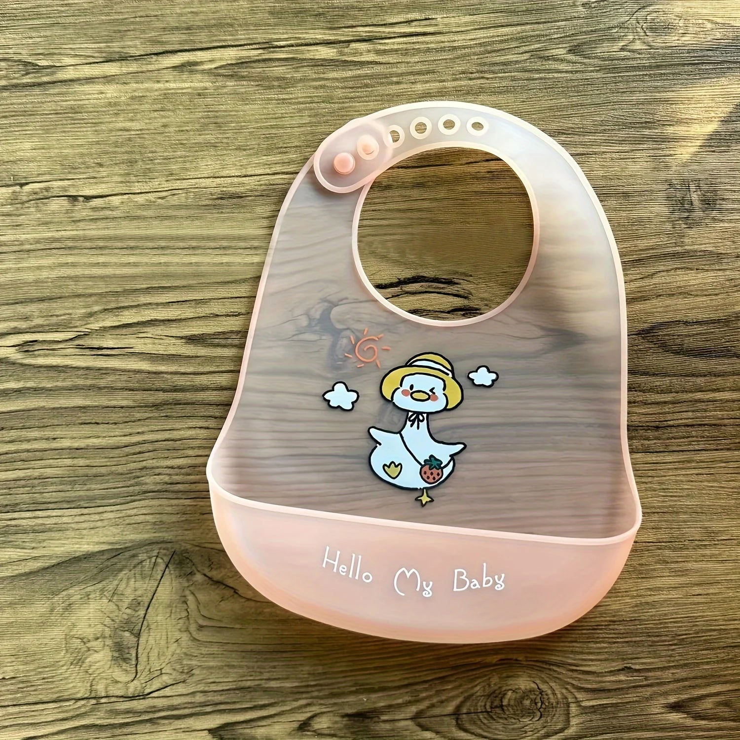 Cute Cartoon Animal Silicone Baby Bib