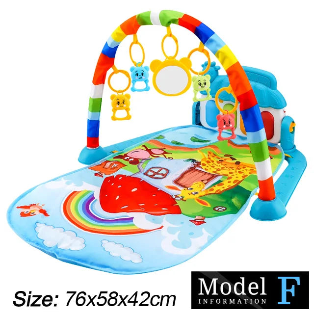 Baby Activity Play Gym & Musical Fitness Mat