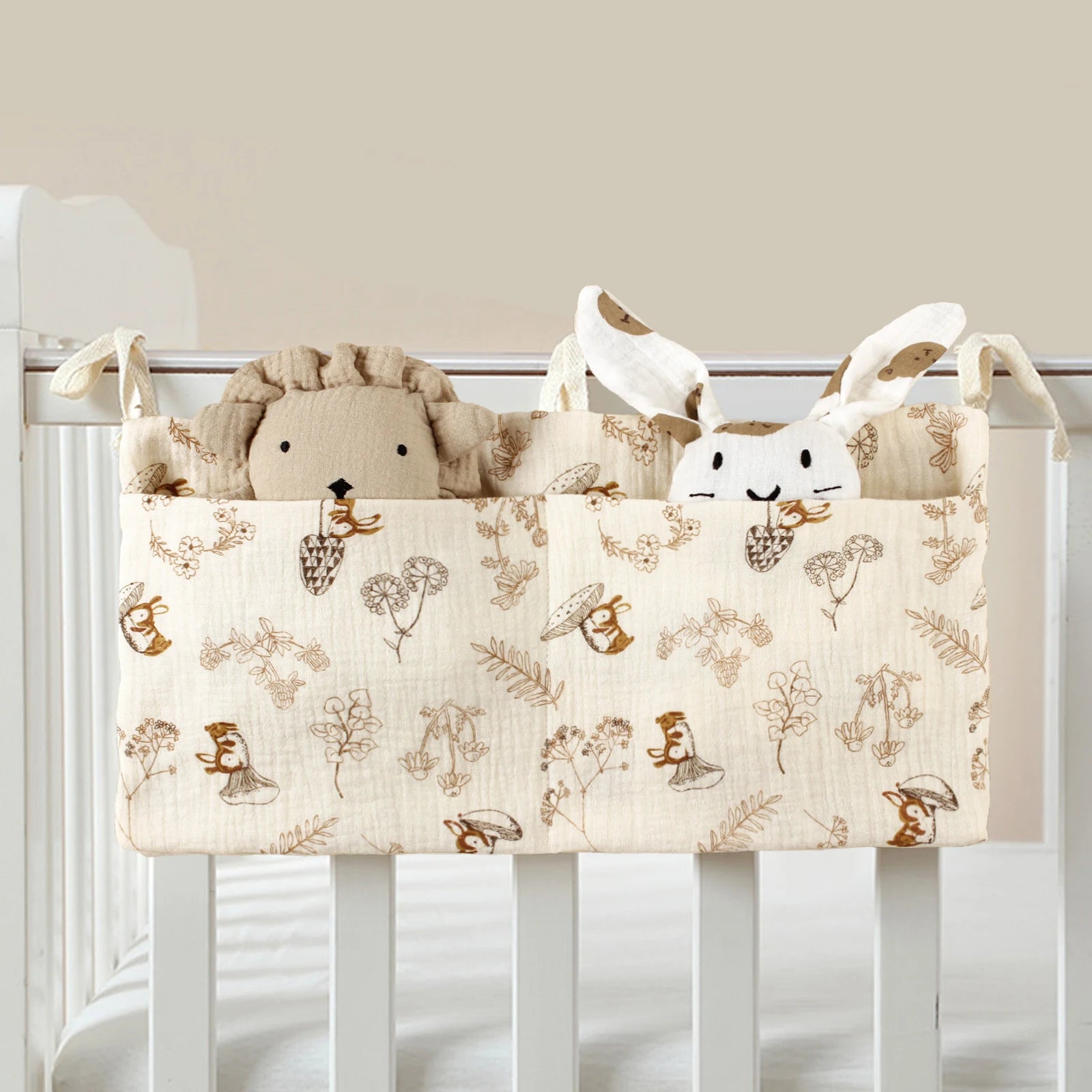 Baby Crib Storage Bag Organizer