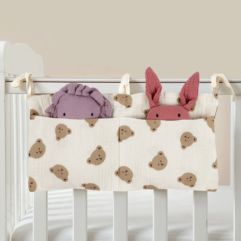 Baby Crib Storage Bag Organizer
