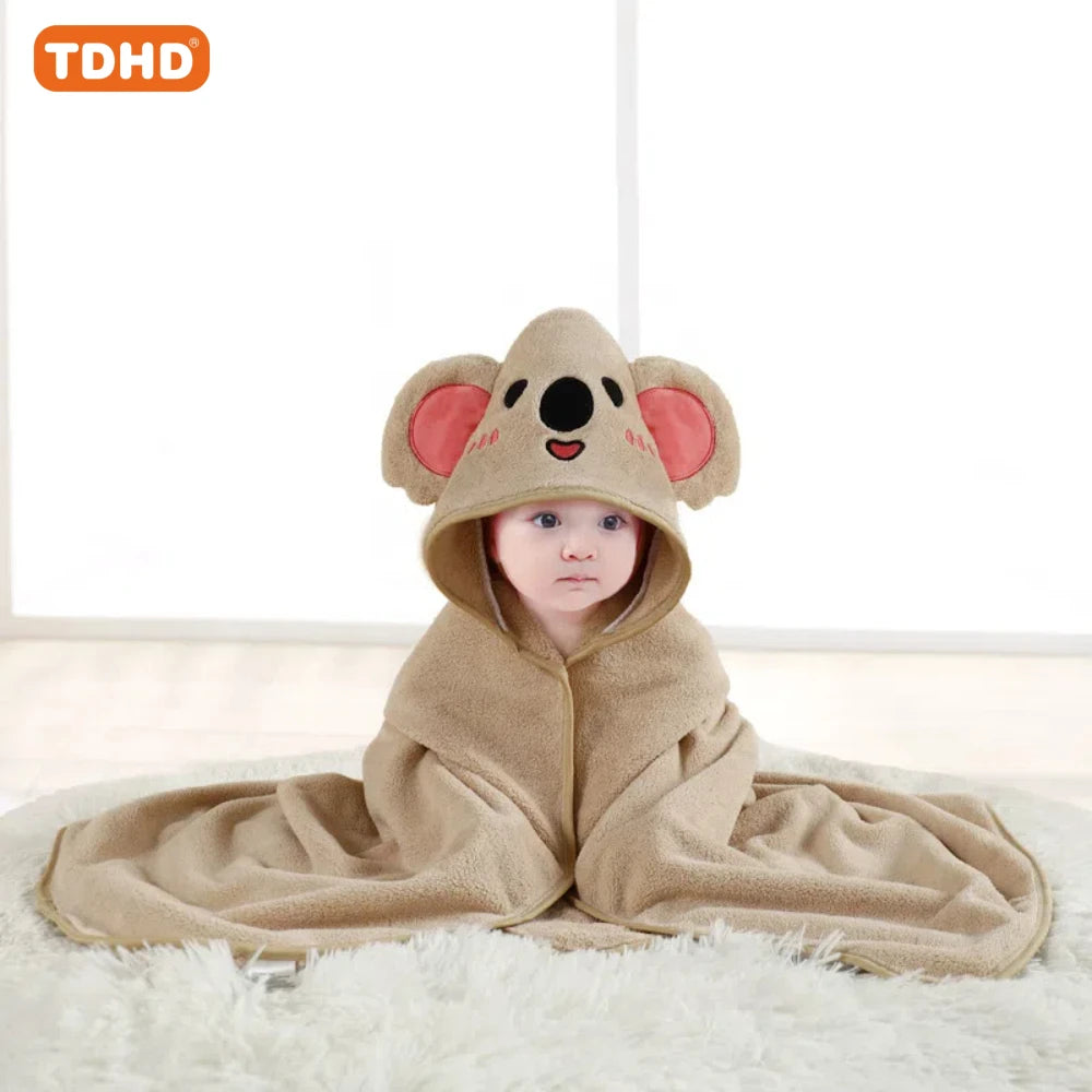 Animal Hooded Baby Bath Towel