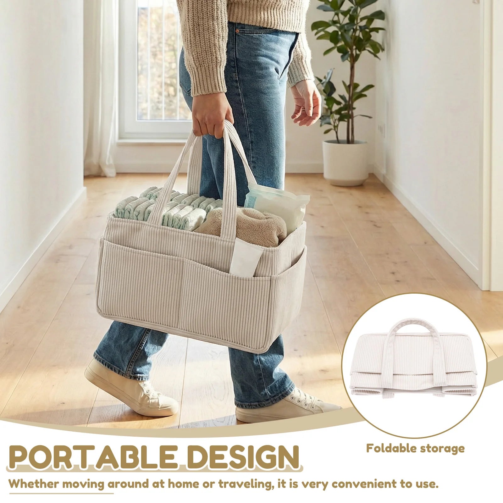Baby Product Basket and Organizer