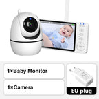 5-Inch Video Baby Monitor with PTZ Camera