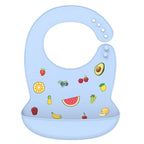 Cute Waterproof Silicone Baby Bib