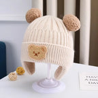 Bear Ear Knit Baby Winter Hat