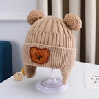 Bear Ear Knit Baby Winter Hat