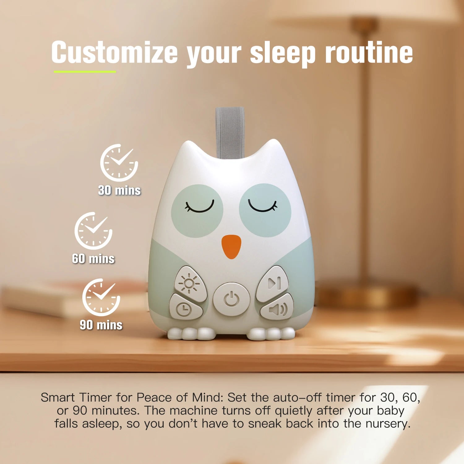 Portable White Noise Baby Sound Machine