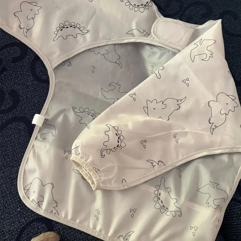 Waterproof Long Sleeve Baby Feeding Bib
