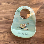 Cute Cartoon Animal Silicone Baby Bib
