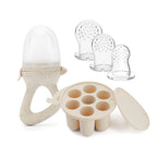 Silicone Fruit Feeder & Mini Freezer Tray Set