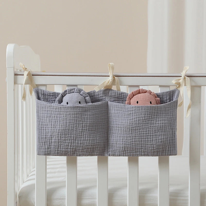 Baby Crib Storage Bag Organizer