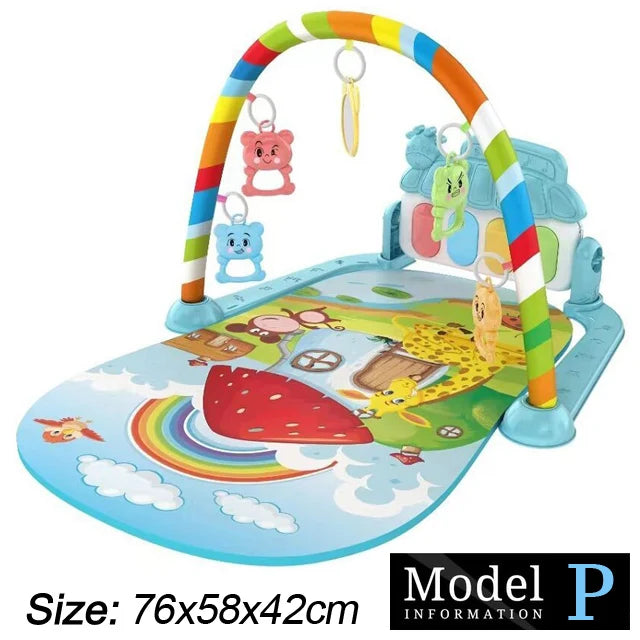 Baby Activity Play Gym & Musical Fitness Mat