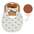 3-Piece Floral Baby Bib & Headband Set