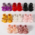 Bow Accent Baby Ankle Socks