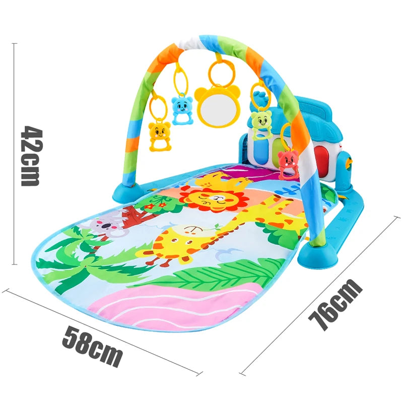 Baby Activity Play Gym & Musical Fitness Mat