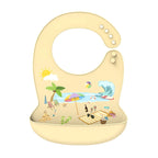 Cute Waterproof Silicone Baby Bib
