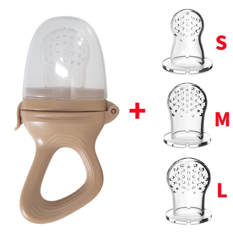 Silicone Fruit Feeder & Mini Freezer Tray Set
